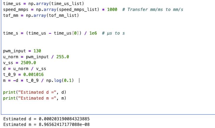 Kalman Filter Estimated vs Raw TOF (Position only)